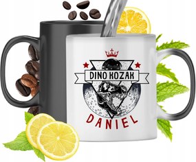 Mágikus bögre Danielnek Fekete matt nyomott mintával 330ml