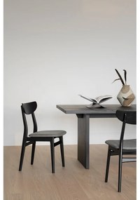 Fekete étkezőszék szett 2 db-os Rodham - Rowico