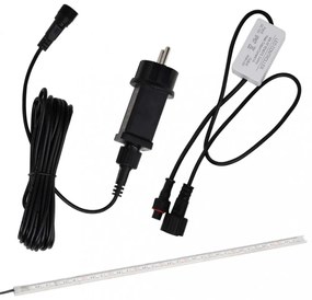 akril vízeséskifolyó RGB LED-ekkel 45 cm