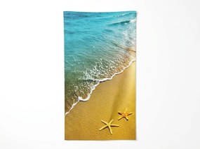 Gyorsan száradó XL strandfürdőlepedő SOLMARE színes 100 x 180 cm, 100% mikroszál