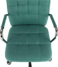 Irodai szék, ciánzöld, MORGEN