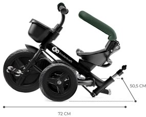 KINDERKRAFT - Gyermek tricikli AVEO zöld