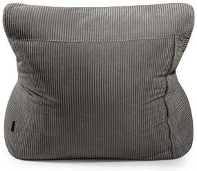 Világosszürke kordbársony babzsákfotel Lounge 100 – SLOWDOWN