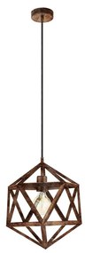 Eglo 49797 - Függeszték EMBLETON 1xE27/60W/230V