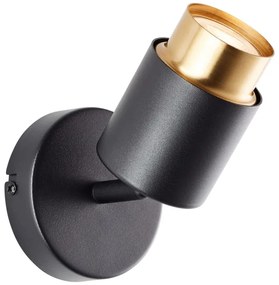 Brilliant - LED fali spotlámpa COVELO 1xGU10/5W/230V fekete/arany