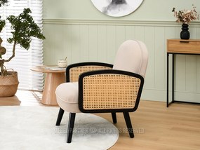 Fotel Will (bézs + fekete). 1110476