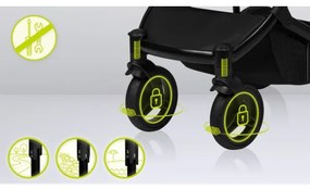 Lionelo - MARI TOUR kombinált 2 az 1-ben babakocsi Grey Stone