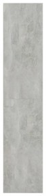 betonszürke szerelt fa könyv-/TV-szekrény 36 x 30 x 143 cm