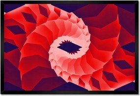 Poszter keretben 60x40 Piros kanyar