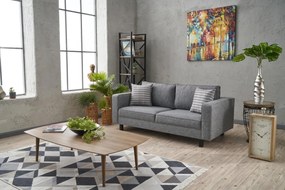 Kétszemélyes kanapé Kale Linen - Szürke
