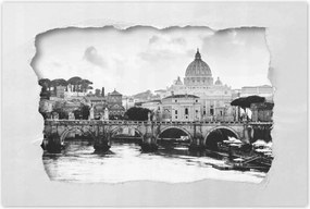 Poszterek 90x60 Róma Vatikán panoráma