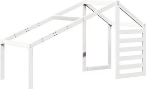 vidaXL fehér tömör fenyőfa gyerekágytető 198 x 97 x 113 cm