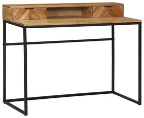 Íróasztal 110x50x87 cm Szilárd Fa Akác