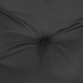 2 db fekete oxford szövet kerti padpárna 120 x 50 x 7 cm