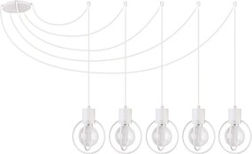 SIGMA LIGHTING 31097 AURA Többágú Függesztett Lámpa Fehér E27 IP20
