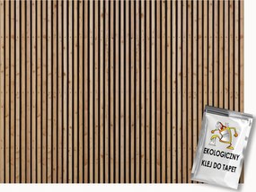 Fotótapéta Flizelina Fal Fa Lamellák Deszka Scandi 300x210 ragasztó