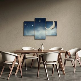 Kép - Hold csillagokkal (90x60 cm)
