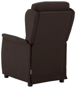 Replika Karosszék Sötétbarna 67,5x93,5x101,5 cm Szövet
