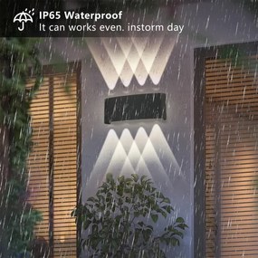 Brilagi - LED kültéri fali lámpatest FLAREBOX LED/8W/230V fekete IP65