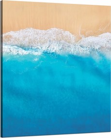 Vászonkép Napsütötte tengerpart Óceán Víz 80x100 cm Ideális ajándék