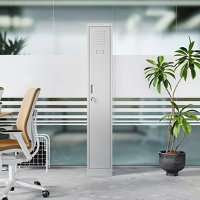 Fém BHP munkaszekrény szürke: KACPER II 1 Plus