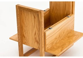 NewEst tölgyfa natúr színű bortartó szekrény 59x60 cm - Woodman