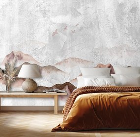 Gario Fotótapéta Madarak a hegyek felett Anyag: Vlies, Méret: 150 x 105 cm