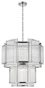 Zuma Line P0528-08A-F4AC - Csillár láncon SERGIO 8xE14/60W/230V króm