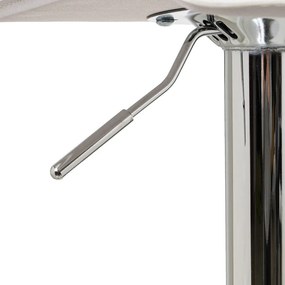 Fehér kárpitozott állítható magasságú bárszék szett 2 db-os (ülésmagasság 63 cm) – Casa Selección