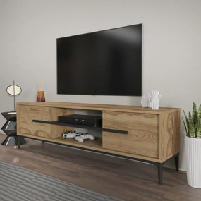 Eslem - tölgy/fekete TV-állvány