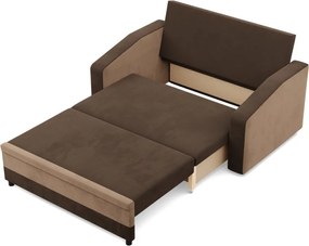 Hewlet kanapé, szövet anyag, barna