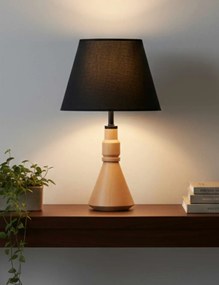 Tromso fa éjjeli lámpa, fekete, Ø24 cm