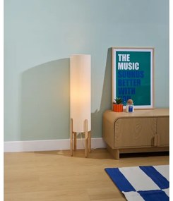 Atmosphera - KEYAH állólámpa 1xE27/25W/230V kaucsukfából