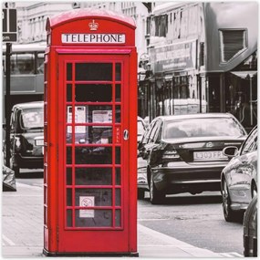 Poszterek 50x50 London Fülke