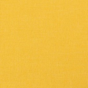 világossárga szövet pad 70x35x41 cm