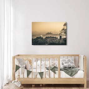 Kép - Város köd alatt (90x60 cm)
