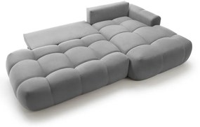 Sarokkanapé Ombre (J) (szürke + fekete) . 1100450
