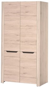 Ruhásszekrény Dessum 05 (san remo tölgy + barna). Akció -15%. 1068129