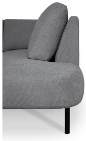 Sötétszürke sarokkanapé (jobb oldali-U alakú) Hero – Scandic