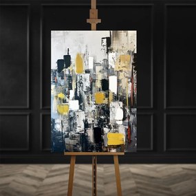 Kép kézzel festett részletekkel 70x100 cm Cityscape – Styler