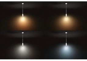Philips 43006/31/P6 - LED Dimmelhető csillár zsinóron Hue DEVOTE 1xE27/9,5W/230V