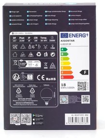 LED RGBW dimmelhető izzó MESH G120 E27/18W/230V 6500K + távirányító - Aigostar