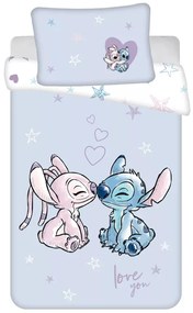 Disney Lilo és Stitch A csillagkutya ovis ágyneműhuzat purple 100x135cm 40x60cm