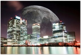 Poszterek 155x105 Våros éjszaka Hold