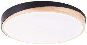 Brilliant - LED Dimmelhető mennyezeti lámpa BAARLO LED/36W/230V átm. 50 cm fekete + távirányító