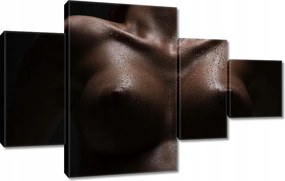 Vászonkép 130x80 Feszes mellek Akt