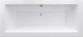 Mexen Cube téglalap alakú kád 180 x 90 cm burkolattal, fehér - 55051809000X