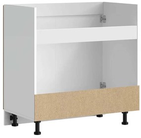 Mosogató aljzat szekrény Kalmar régi fa 80x46x81,5cm műanyag fa