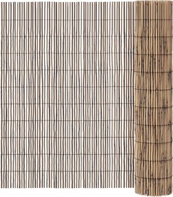 vidaXL kerti nádkerítés 400 x 100 cm