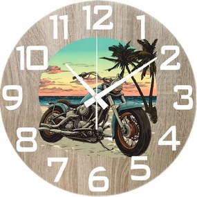 Falióra Dekoratív Ajándék Motorosoknak Naplemente 45 cm